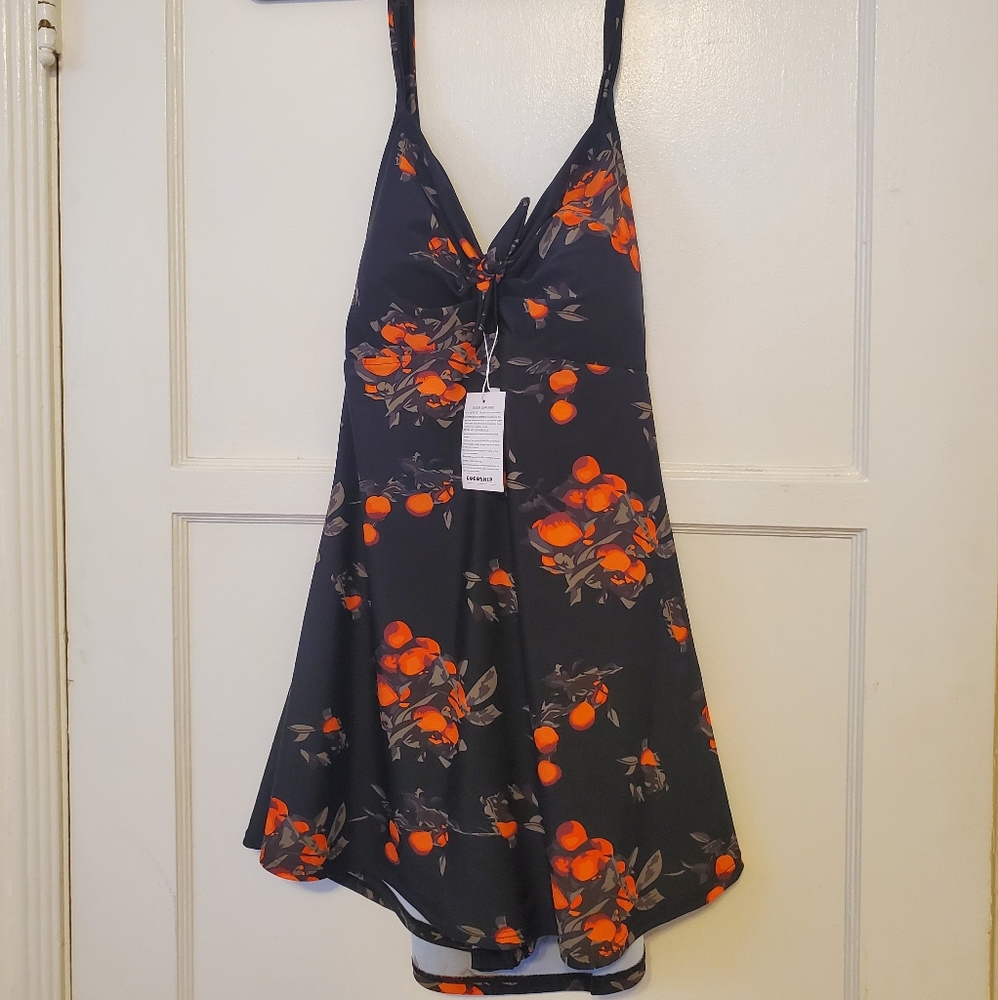 Cocoship halter retro style one piece swimsuit. 14US